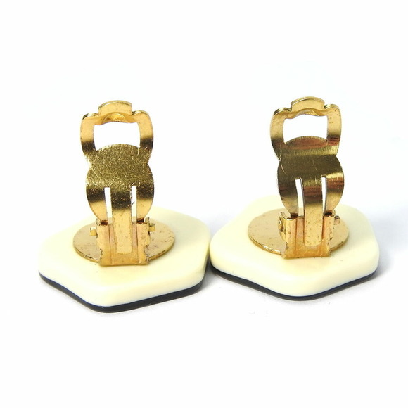 CHANEL Black Logo Earrings - Picture 4 of 7